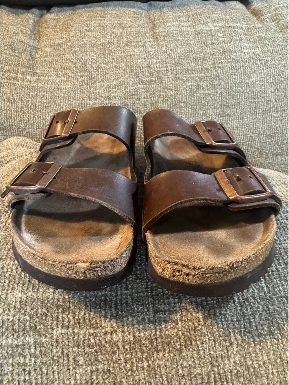 Birkenstock Arizona Soft Footbed Brown Leather Sandals Size 36 / US 5 - 5.5 - Picture 8 of 10
